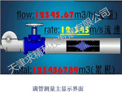 天津多聲道滿管超聲波流量計