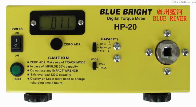 蓝光HP-20数显电动批扭矩/扭力校检仪 数字式扭力计
