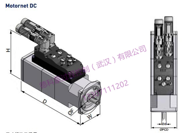 美國PARKER派克集成伺服驅(qū)動(dòng)器的伺服電機(jī)MototnetDC