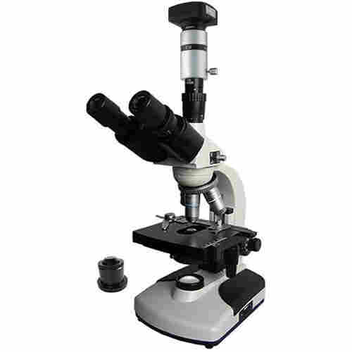 电脑明、暗视野显微镜(三目4个物镜,1600倍,电光源,配500万CMOS)