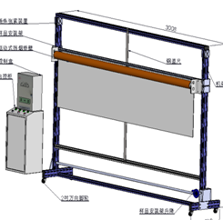 壁掛式擋煙簾試驗裝置