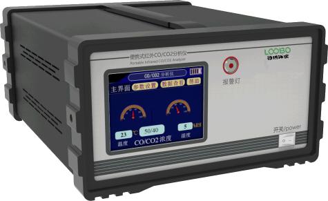 彩色大液晶觸摸屏顯示GXH-3050B型便攜式紅外線CO CO2二合一分析儀