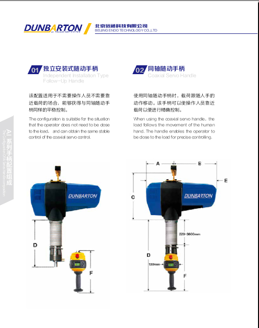 美國丹巴頓智能提升機(jī)多功能電動平衡器智能起重設(shè)備伺服電機(jī)驅(qū)動