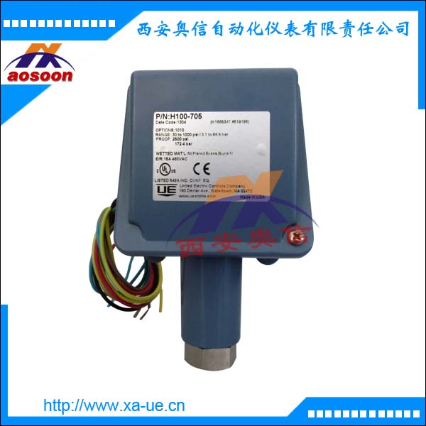 H100-702-1010雙刀雙擲壓力開關(guān) 美國UE壓力繼電器聯(lián)鎖PLC