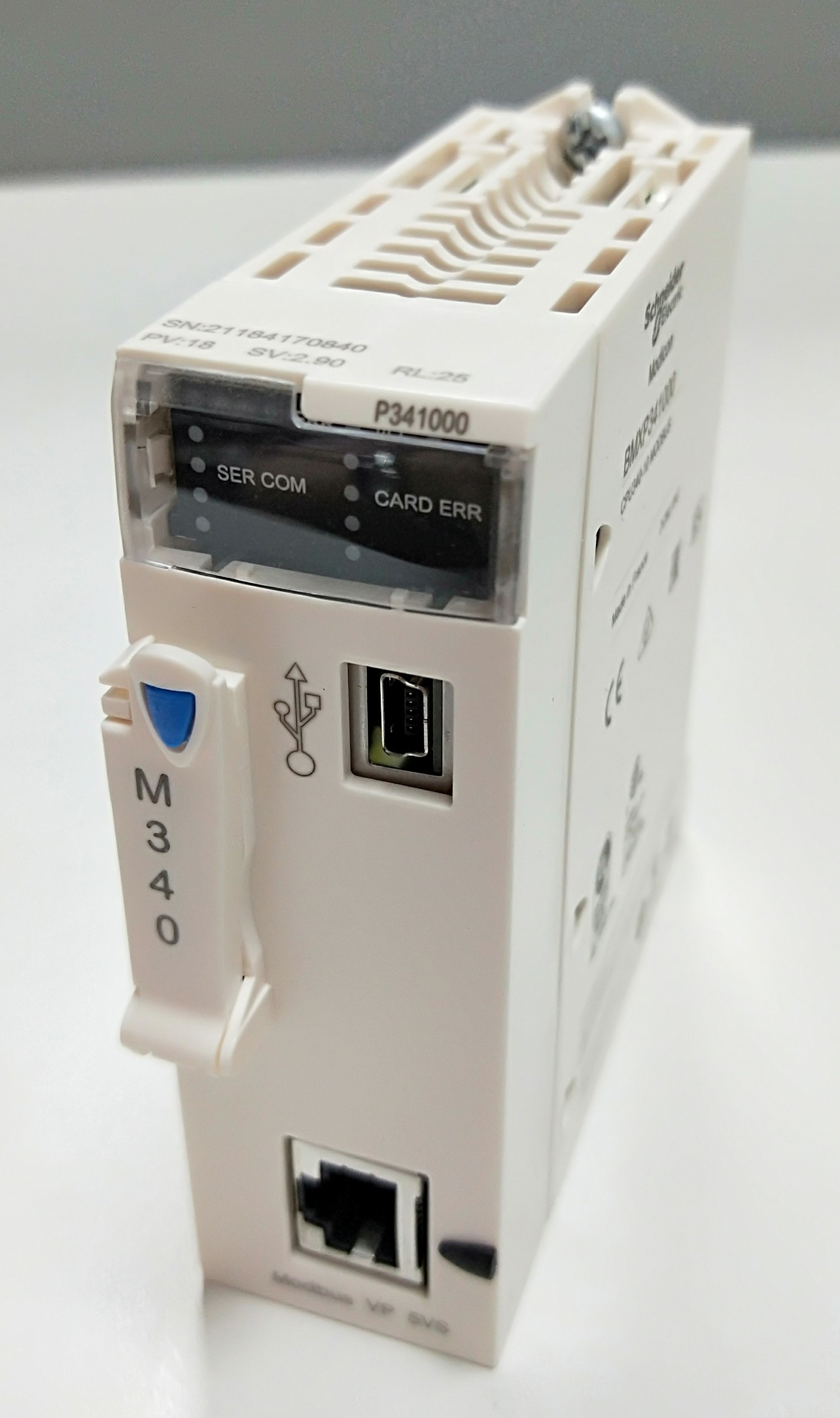 施耐德電氣M340系列PLC控制器CPU模塊BMXP341000