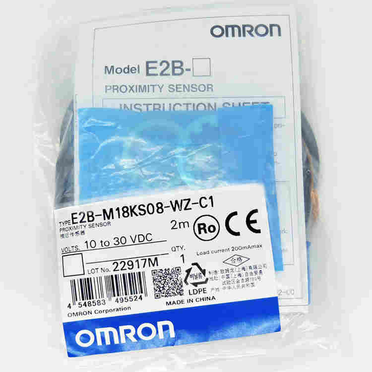 欧姆龙E2G-M12KN08-WP-D2接近传感器