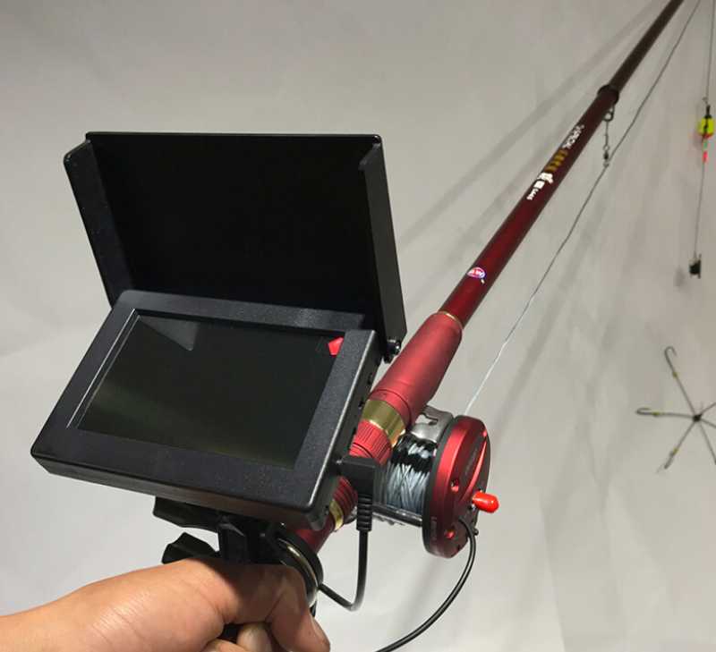 可视探鱼器锚鱼 可视鱼杆 高清摄像头可视锚鱼器
