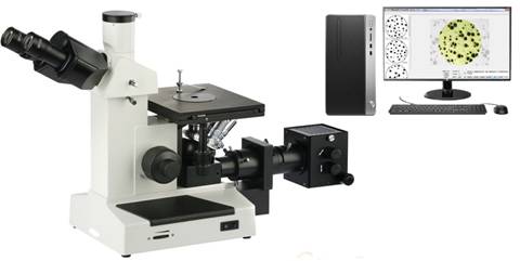 铝合金金相分析ICM-41M高端金相显微镜及分析App
