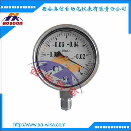 威海WIKA高温压力表232.50.100波登管压力表 200℃ 0-60KPa 威卡微压表