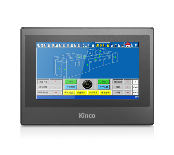 kinco 步科 mt4434t人机界面 7寸工控触摸屏