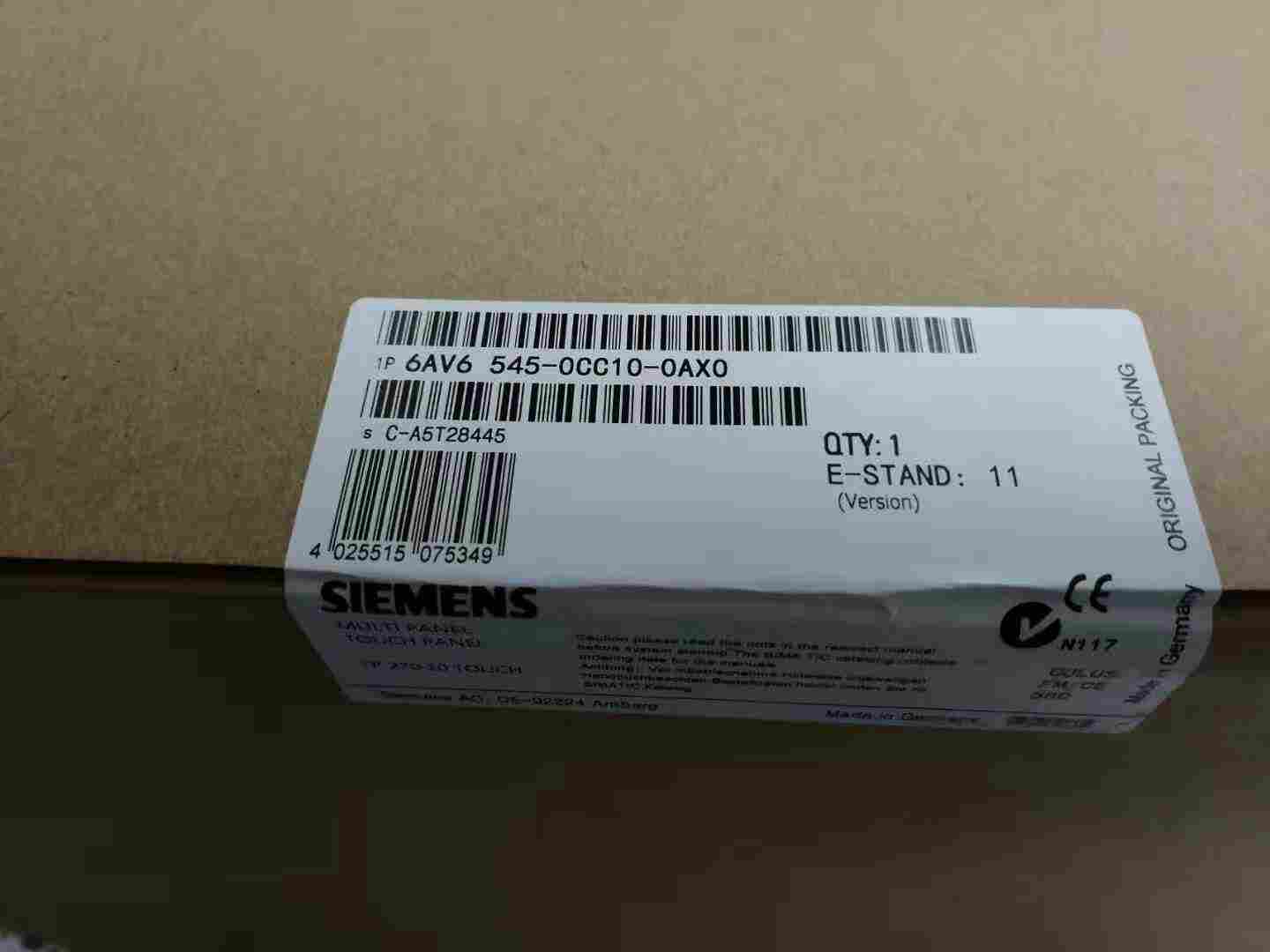 西门子10.4寸触摸屏6AV6 542-0CC10-0AX0