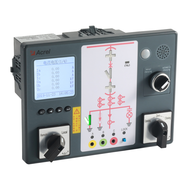 安科瑞液晶ASD320开关柜综合测控回路电压测量配电房在线节点测温