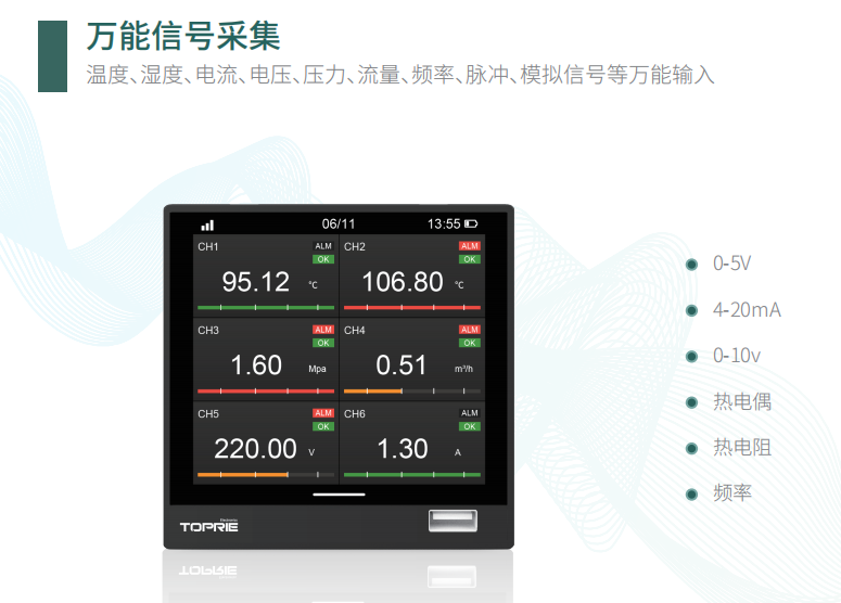 無(wú)紙記錄儀電量表物聯(lián)網(wǎng)儀表