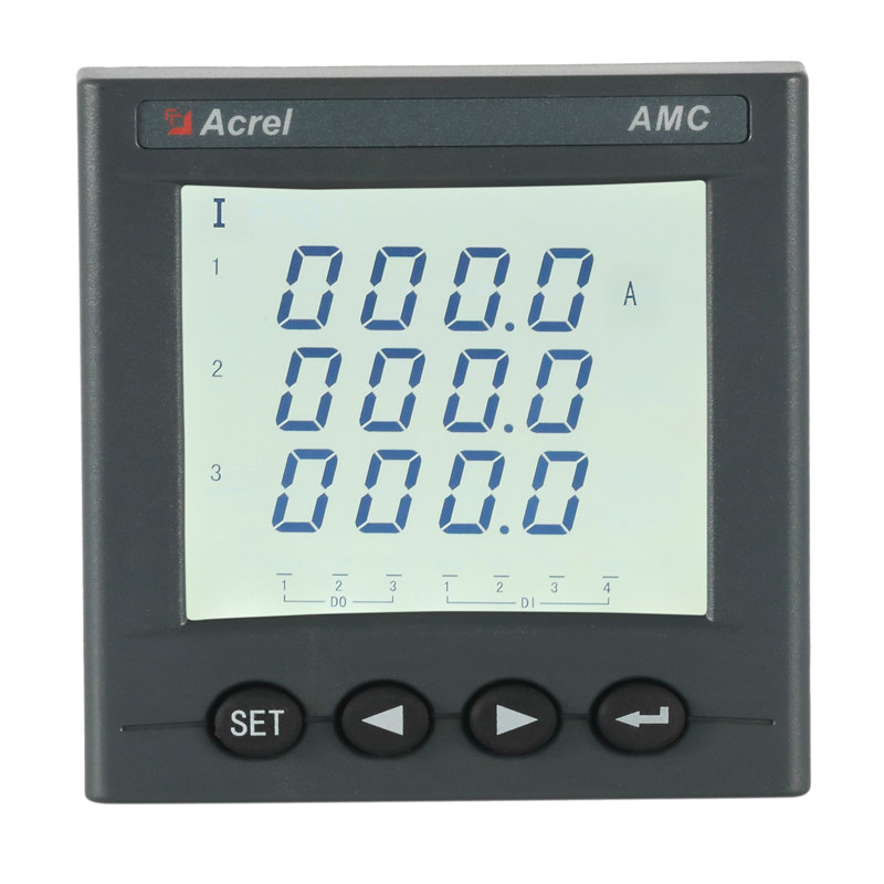 安科瑞三相电表AMC72-AI3/C 三相电流表 LED显示 可配置RS485通讯模拟量