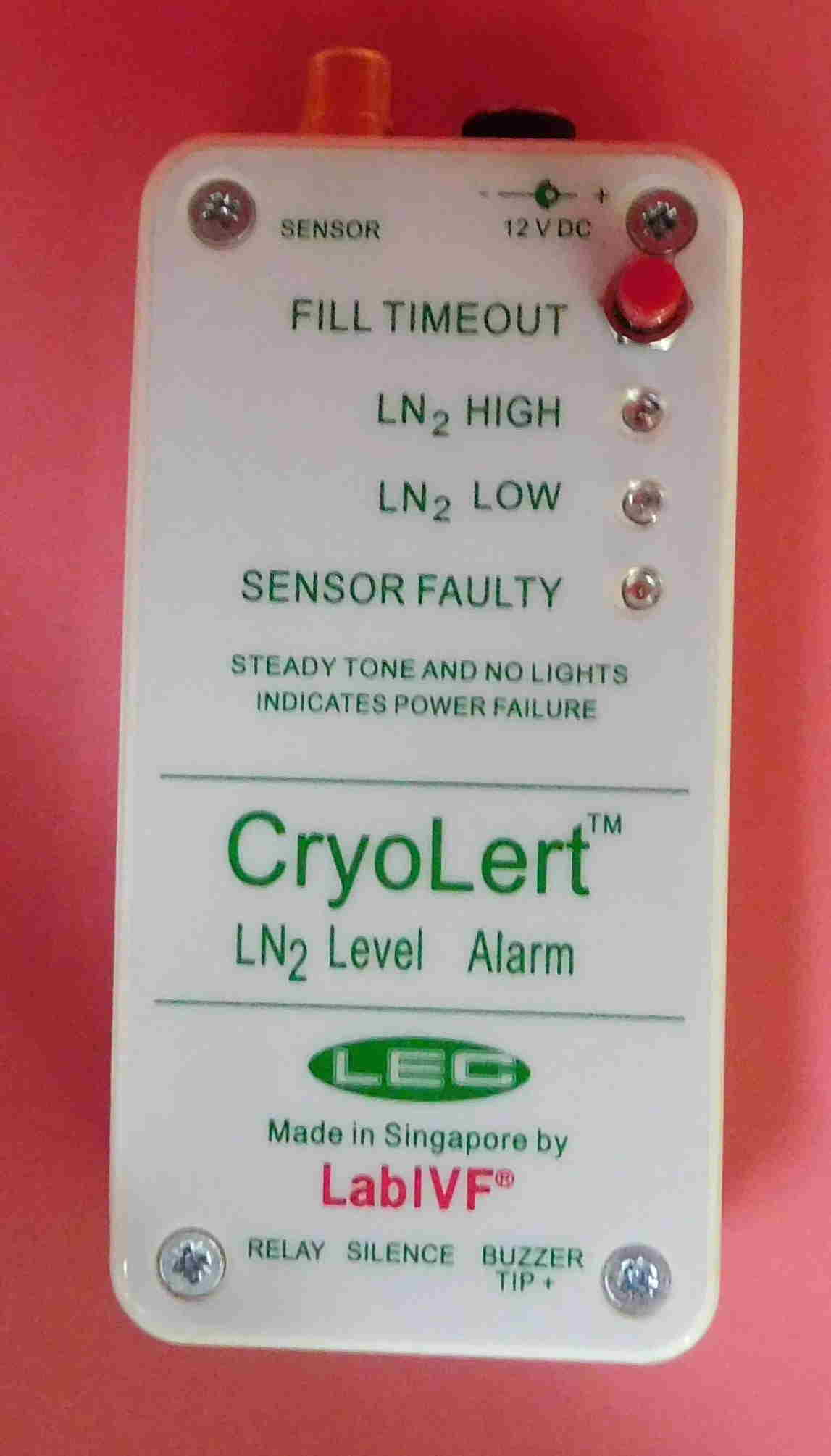  LEC 950 CryoLert 单通道液氮液位报警器