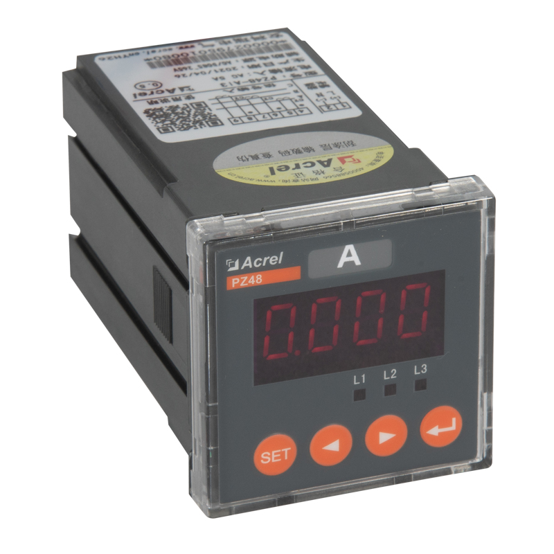 安科瑞PZ48-AI3三相交流电流数显示检测电力仪表厂家直销*保证