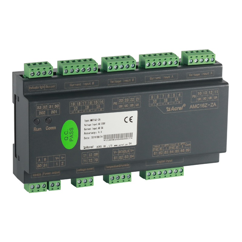 安科瑞AMC16Z-ZD精密配电监控装置测量独立2路直流总进线母线电压