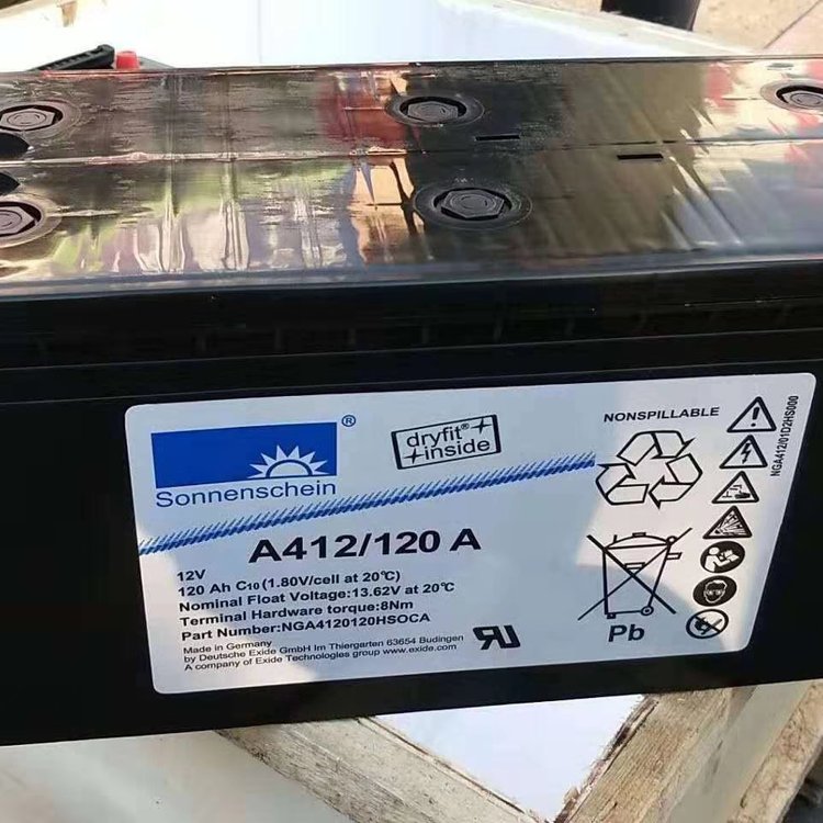 德国阳光蓄电池A412/120A 12V120AH自放电率低可独立存放