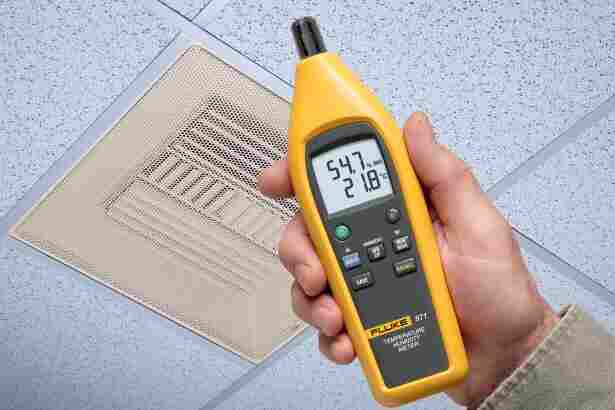 福祿克FLUKE971溫濕度檢測儀/溫濕度計/便攜式手持式記錄儀972AB