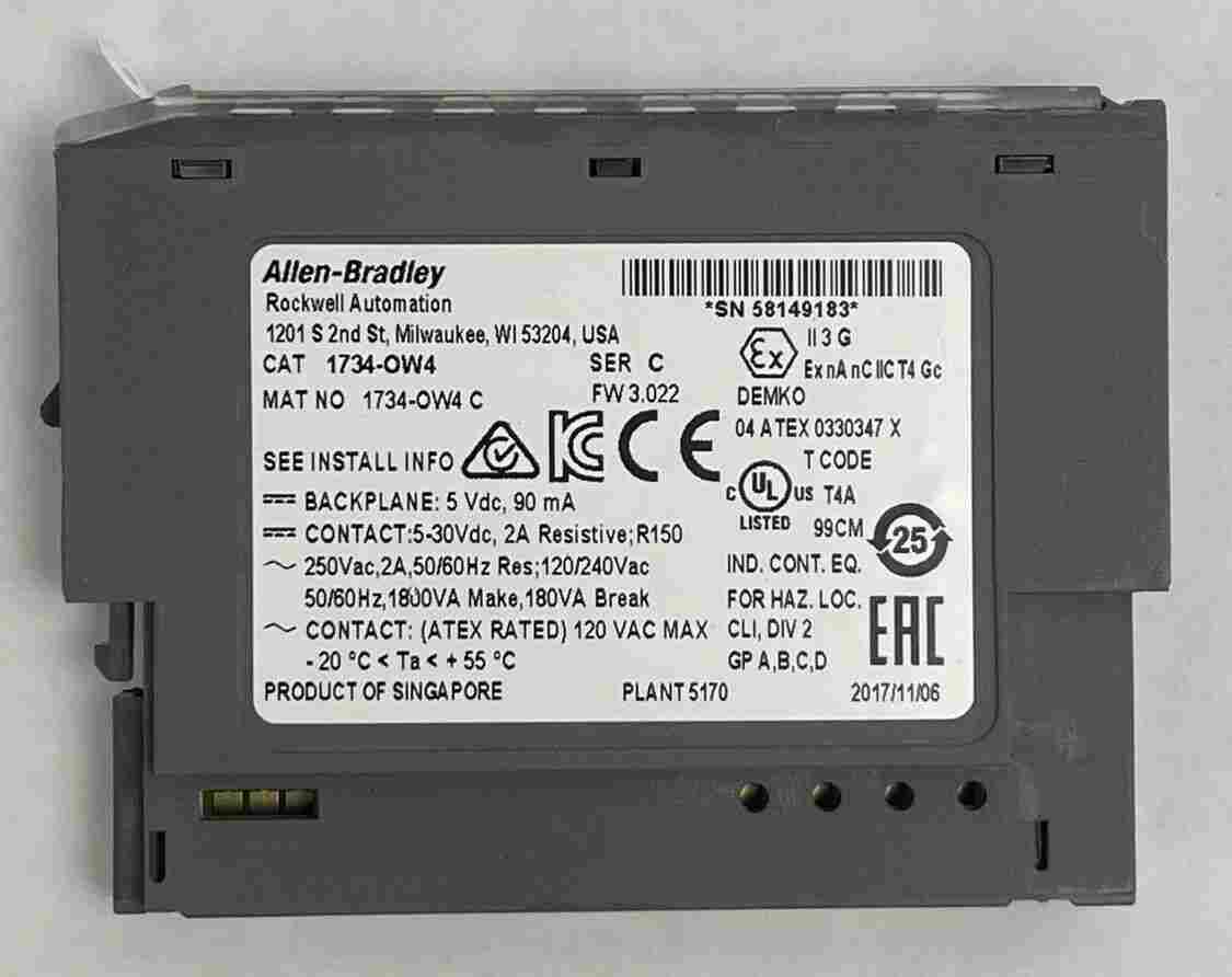 艾伦 - 布拉德利 2711P-RPE 工业自动化逻辑控制模块