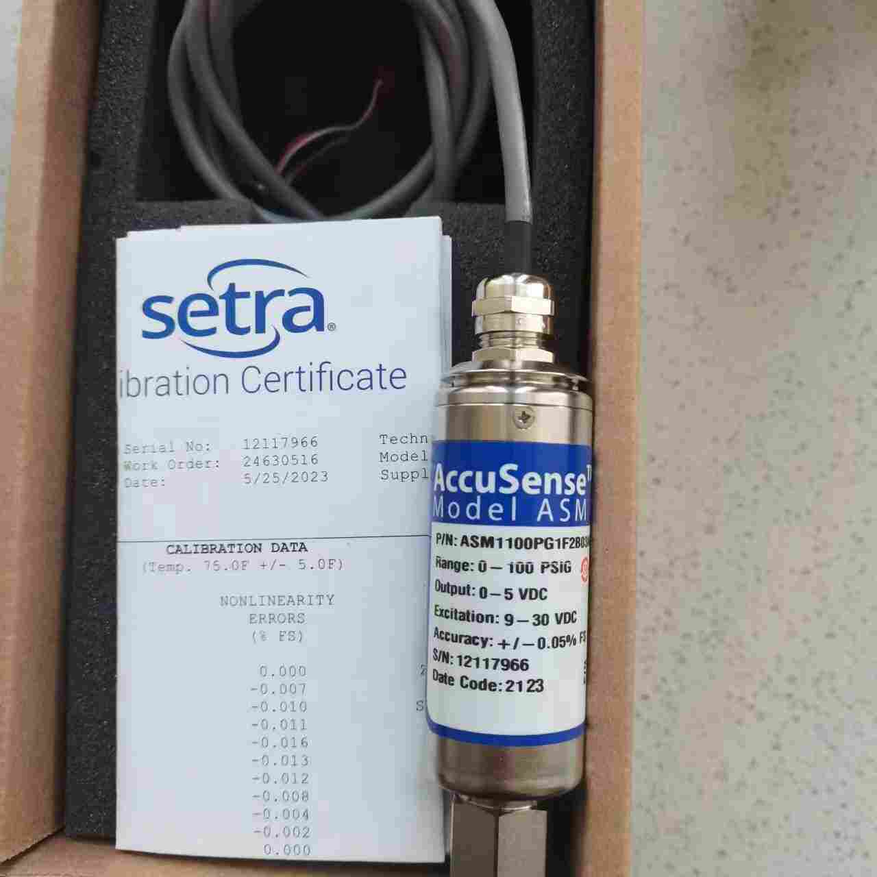 西特setra高精度压力变送器ASM