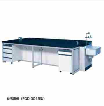 中央实验台钢架带陶瓷水槽的货车单元FCD-1815