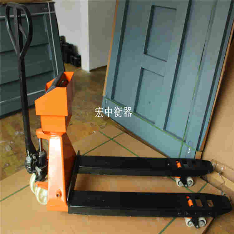 河源市3T带秤液压手动叉车2吨叉车秤