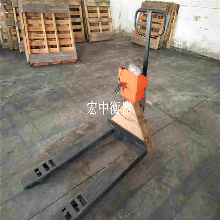 南京市3T带秤液压手动叉车2吨叉车秤