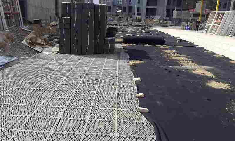 乌鲁木齐塑料盲沟√钢塑复合土工格栅