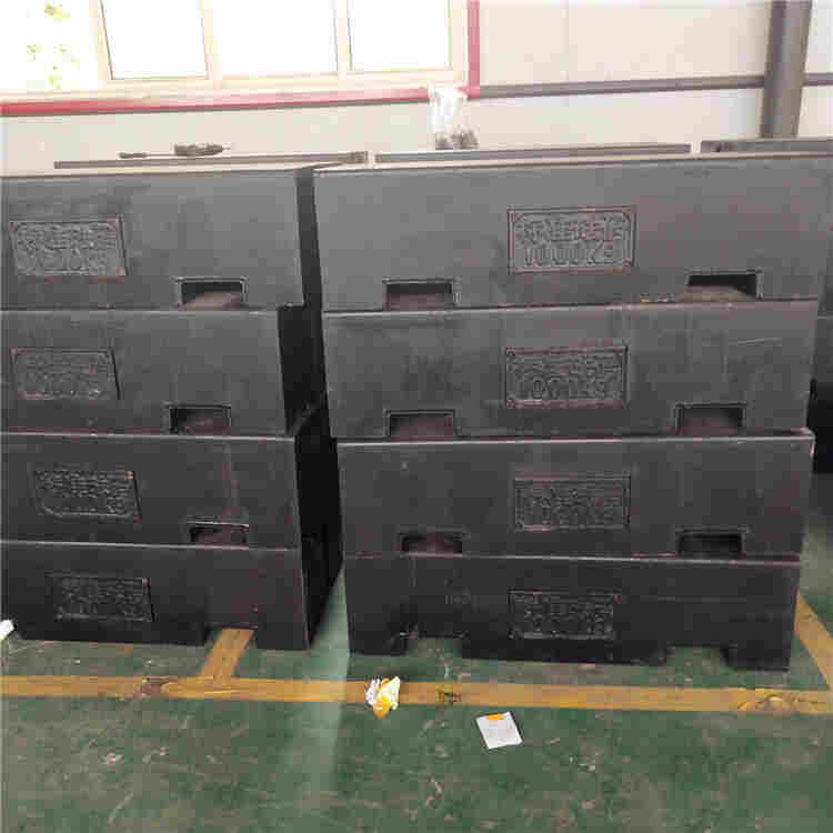 杭州市1000kg配重砝码 叉吊两用砝码