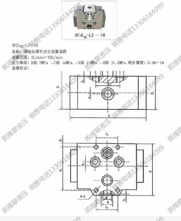GSTF1-B6,固定式分流集流阀,同步阀