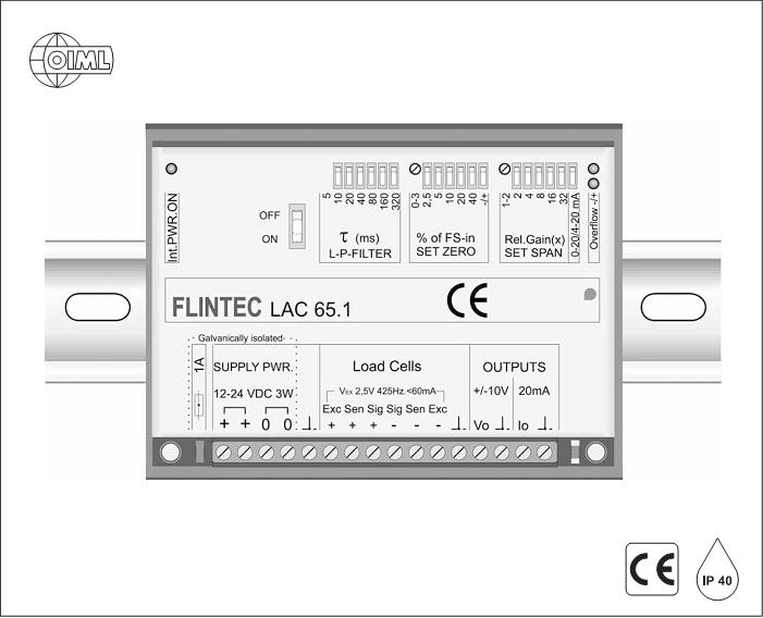 FLINTEC LAC65.1顯示儀表