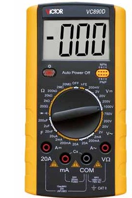 VC9802A+數(shù)字萬用表