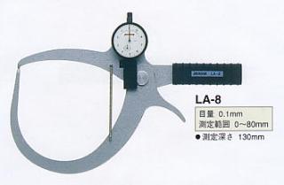 LA-8孔雀外卡规|日本PEACOCK孔雀表盘式卡规