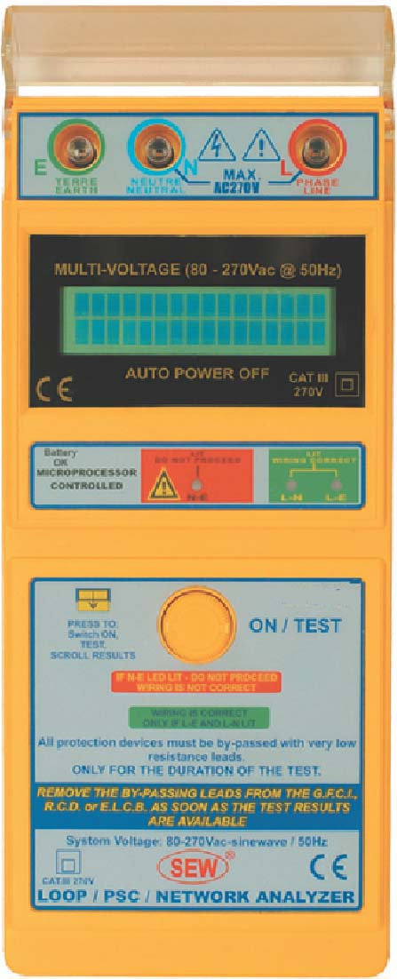 美国麦科伊/短路电流测试仪/回路阻抗测试仪 型号:MCY.4550