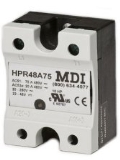 美國(guó)MDI單相過(guò)零交流固態(tài)繼電器HPR48D75
