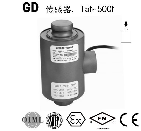 GD稱重傳感器不銹鋼材質(zhì)穩(wěn)定性好防護等級 IP68