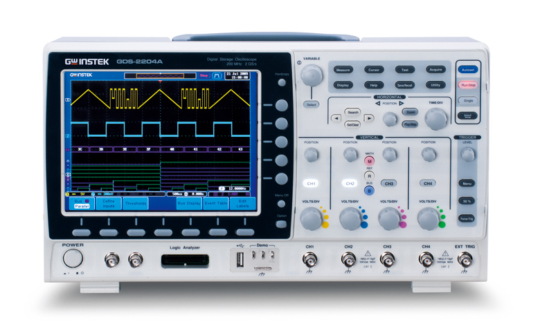 现货热销100MHz 双通带示波器GDS-2102A