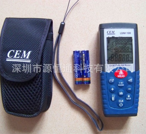 香港CEM华盛昌LDM100激光测距仪LDM-100手持式激光测距仪LDM 100