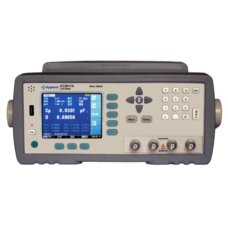 常州安柏(Applent) AT2817A 精密LCR數字電橋(100kHz)