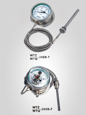 红旗仪表WTZ-280BF压力式温度计www.zghq5.com