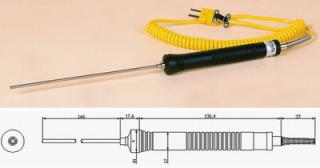 K型溫度傳感器表面液體熱電偶探頭