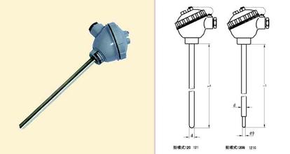 天長市自動化儀表廠K型鎳鉻鎳硅熱電偶WRN-120