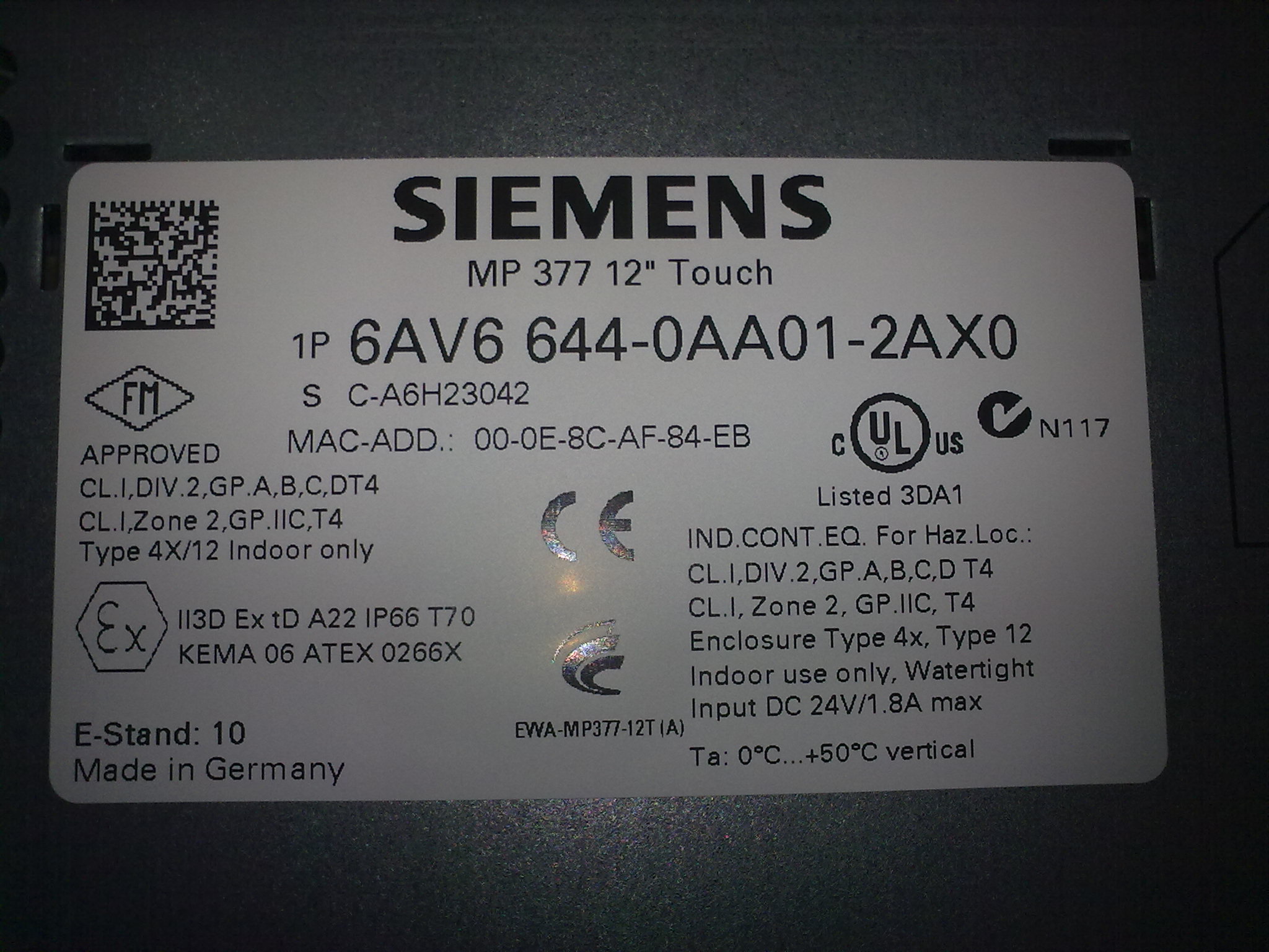 原装进口siemens6ES7 407-0DA01-0AA0 电源模块