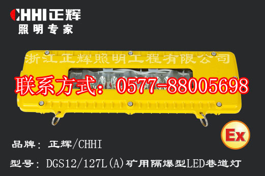 正輝DGS12/127L(A)礦用隔爆型LED巷道燈防爆燈具礦用照明易燃易爆區(qū)域照明礦燈