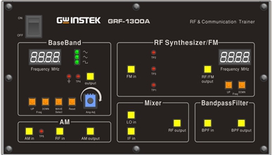 台湾固纬 0.1~3MHz调频功能的射频电路实验系统GRF-1300A