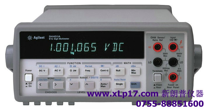 34401A 6位半臺式數(shù)字萬用表|安捷倫Agilent 34401A