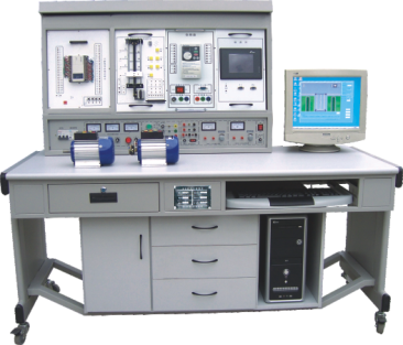 网络型PLC可编程控制器变频调速及电气控制实验装置PLC变频器触摸屏电气控制