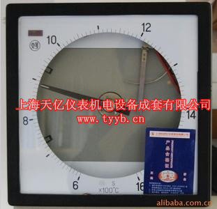 上海大华 中圆图自动平衡记录仪 XWGJ-101 温度有纸记录仪