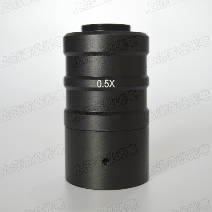 显微镜摄像头C接口 0.5X带镜片显微镜CCD适配镜显微镜相机接口
